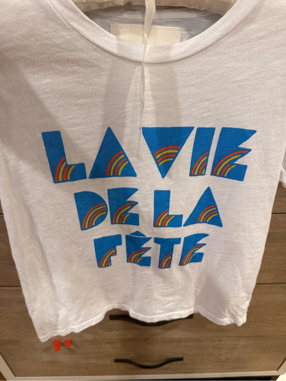 Women’s Small Mother brand White Graphic T-Shirt, Anthropologie